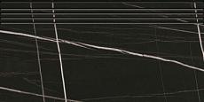 Ступени marble trend nero dorato 29,4x60