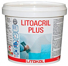 Дисперсионный клей белого цвета LITOACRIL PLUS