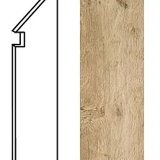 Керамогранит Акси/ axi Голден Оак battiscopa sag.dx 7,2x30