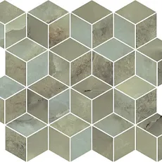 Керамогранит Декор Джардини зеленый мозаичный 37.5x45