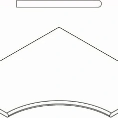 Керамогранит Бортик Италон Дискавер x2 grey bordo angolare round 60x60 60x60