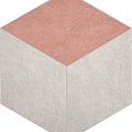 Мозаика estima sr00/sr05 Спектрум/ spectrum Кьюб salmon Розовый 25x29
