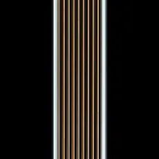 Керамическая плитка massenet noir бордюр 7,3x59,8