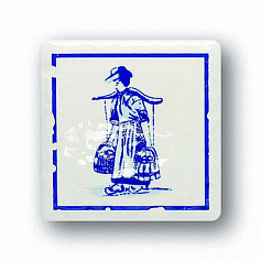 Tubadzin Majolika Haga 1C декор белый для ванной для кухни