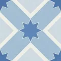 Керамическая плитка Мувинг blue 20x20
