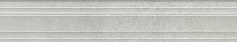 Керама Марацци Бордюр Kerama Marazzi BLF016R Багет Догана серый светлый матовый обрезной серый 