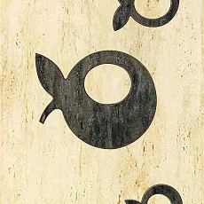 Керамическая плитка Тоскана bez apple декор 25x36