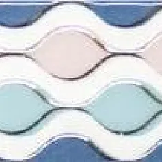 Керамическая плитка Парижанка бордюр фантазия 7,5x60