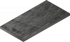 Бортик Италон Материя X2 Титанио грип 620090001210 черный