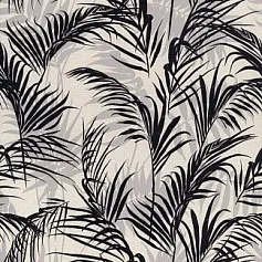 Керамическая плитка Тропикаль листья черный обрезной 30x60