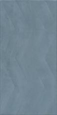 Керамическая плитка Онда структура синий обрезной 30x60
