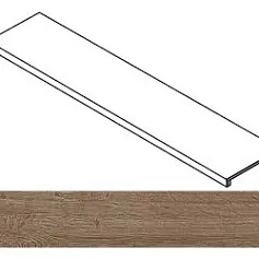 Ступени Атлас Конкорд Фьюжн Оак Рустик Фронтальная 620070003280 коричневый 33x120