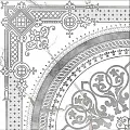Керамогранит Классик Марбл/ classic marble Вайт d02 40x40