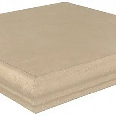 Ступени Ступень угловая Золотой пляж темный беж 30x30