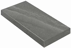 Италон КОНТЕМПОРА КАРБОН СТУП.120 УГЛ.ПР чёрный для дома для крыльца для офиса для улицы