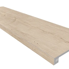 Ступени Комплект estima sf02 Софт Вуд/ soft wood creamy (Ступень 33x120 Непол. Прямоугол. Бортик Без Насечек + Подступенок 14,5x120) 33x120