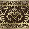Керамическая плитка Катар/ qatar Бордюр Коричневый 13x25