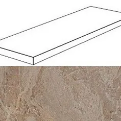 Ступени Привиледж Гриджио Угловая Правая 33x120