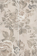 Керама Марацци Панно Александрия светлый серый для ванной