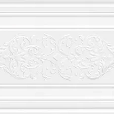 Керамическая плитка Декор kerama marazzi 14042r\3f Монфорте белый панель матовый обрезной 40x120