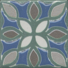 Керама Марацци Вставка Анвер 5 зеленый зеленый 