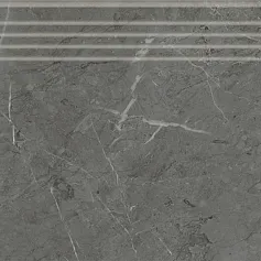 Ступени Керранова Скала dark grey серый 30x60