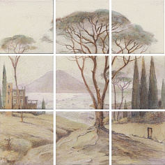 Керама Марацци Панно Амальфи AD\A278\9x\1146 бежевый для квартиры, для кухни, для ванной, для гостиной