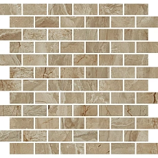 Керамическая плитка Декор kerama marazzi mm13121t Эвора бежевый мозаичный глянцевый 30x32