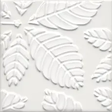 Керамическая плитка Декор kerama marazzi kmd2sfb001bn Агдаль 1 белый матовый структура 15x15