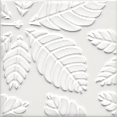 Керамическая плитка Декор kerama marazzi kmd2sfb001bn Агдаль 1 белый матовый структура 15x15