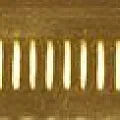 Керамическая плитка Бордюр золото 2x20