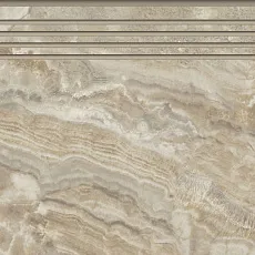 Ступени premium Марбл light Браун 29,4x60