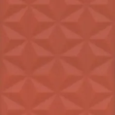 Керамическая плитка Диагональ красный структура обрезной 25x75