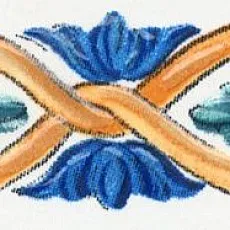 Керамическая плитка Бордюр Капри майолика stg\a460\5232 6,3x20