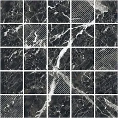 Мозаика Блэк Энд Вайт/ black & white black mix 30,7x30,7