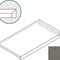 Керамогранит Ступень Италон Дискавер/ discover x2 fume scalino angolare dx 33x60 33x60
