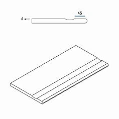 Керамогранит silver bor.30x60 svasato round 30x60