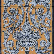 Керамическая плитка Панно Площадь Испании hgd\b347\4x\15129 40x60