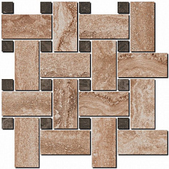 Керама Марацци Декор Амбуаз беж мозаичный бежевый для кухни, для ванной