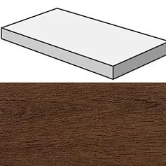 Ступени Оак Резерв Дарк Браун Угловая Левая 33x120