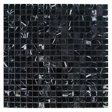 Мозаика nero marquina pol. 30,5x30,5