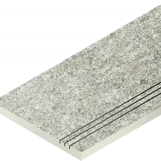 Керамогранит Бортик Нордика Айс грип правая 620090001056 серый 30x60