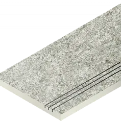 Керамогранит Бортик Нордика Айс грип правая 620090001056 серый 30x60