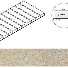Керамогранит сэнд решётка стрим 20 пр 25x60