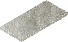 Ступени Италон Магма Сильвер угловая левая 620070002957 серый 33x60