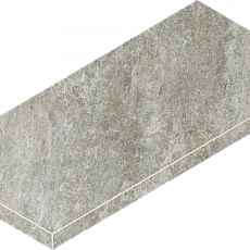 Ступени Италон Магма/ magma Сильвер Угловая Левая 620070002957 Серый 33x60