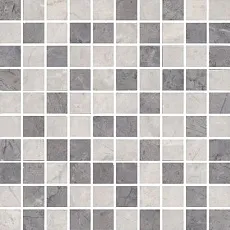 Керамическая плитка Декор Мармион серый мозаичный mm6268b 25x40
