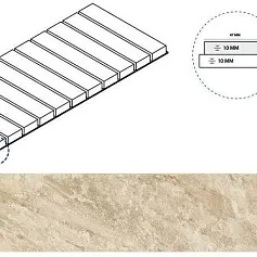 Керамогранит РОУП РЕШЁТКА СТРИМ 10 ПР 25x60