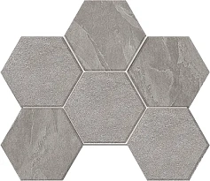 Estima Мозаика Estima LN02/TE02 Luna Hexagon Grey серый серый 