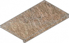 Италон ЭМЕРАЛЬД Х2 СТУП.33X60 ФРОНТ коричневый для дома для крыльца для офиса для улицы